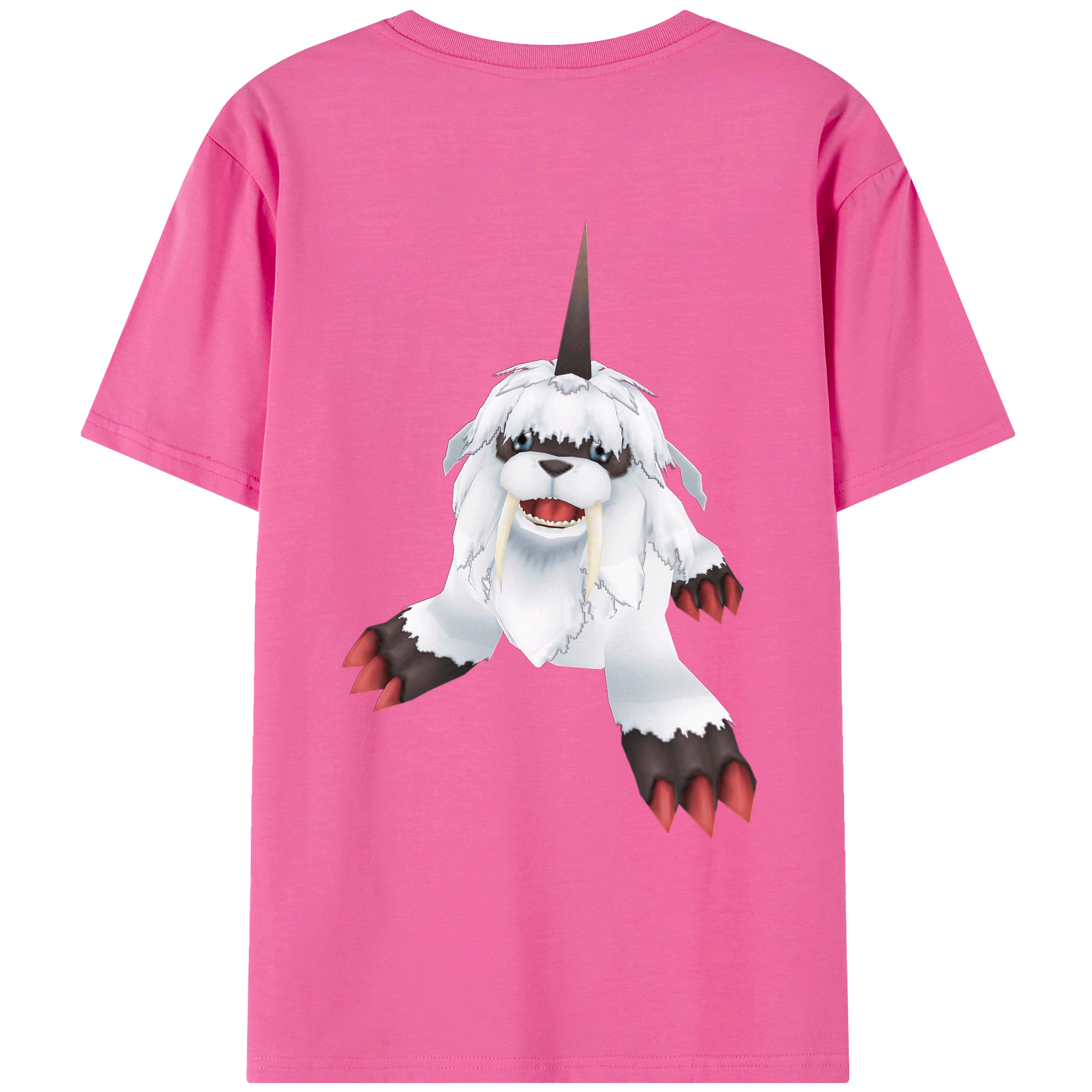 （画像用） Digimon デジタルモンスター/デジモン レディース半袖Tシャツ(バックプリント)